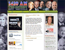 Tablet Screenshot of kmycradio.com